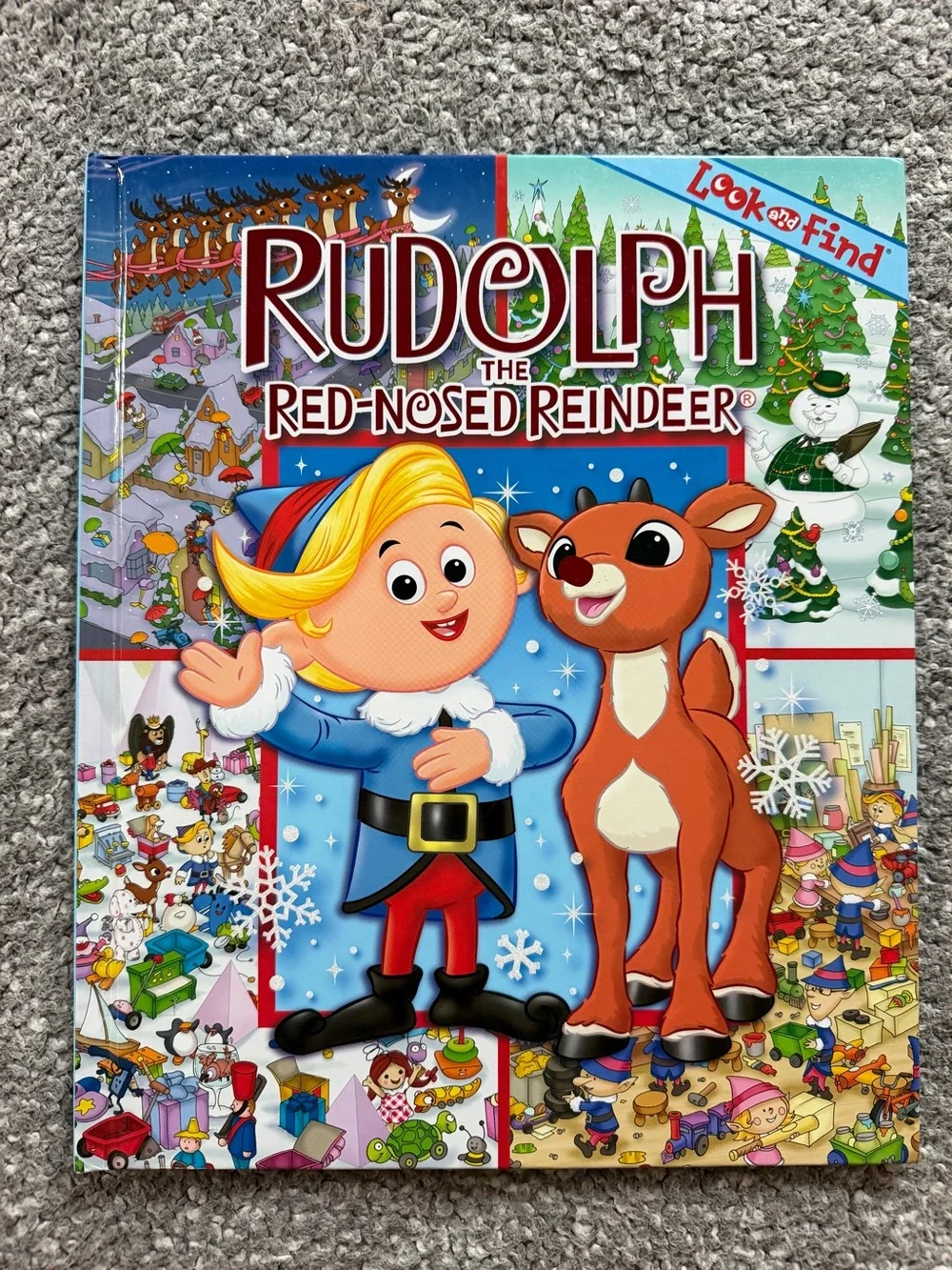 Rudolph the Red-Nosed Reindeer Look and Find Book